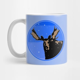 Moose in Winter Mug